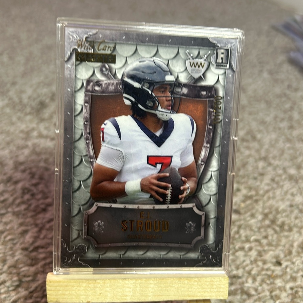 CJ Stroud Wild Card Matte # 111/200 Rookie Card Houston Card Football NFL Card